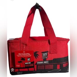 Trader Joe’s NWT red lunch bag
